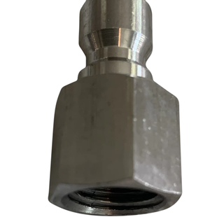 3/8" Female Stainless Steel Plug