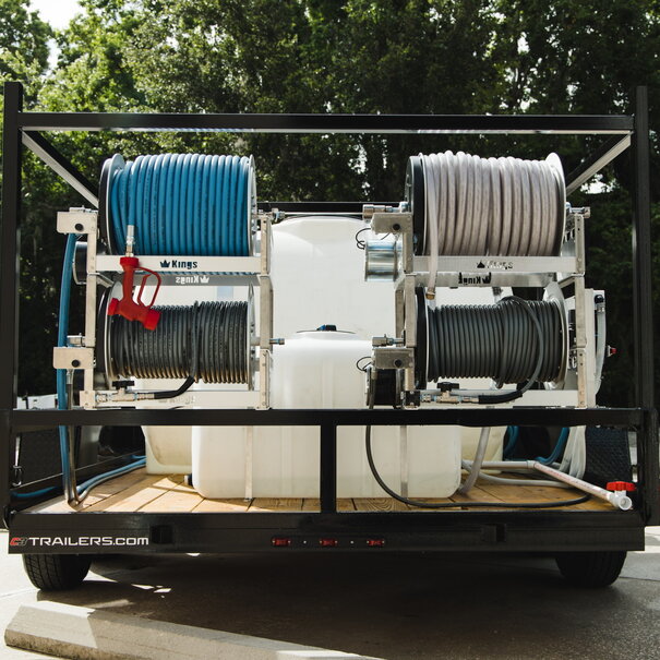 7x14 Hot Water & Gas Soft Wash Trailer