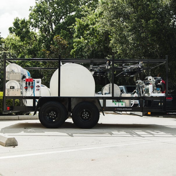 7x14 Hot Water & Gas Soft Wash Trailer