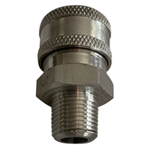1/4" Male Stainless Steel Quick Connect