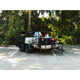 6x12 Pressure & 12V Soft Washing Trailer