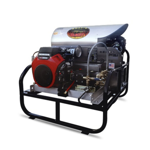 Smokin Honda GX690 8GPM/3500PSI Bandit Belt Drive Hot Water Skid