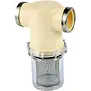 3/4" 50 Mesh Nylon Line Strainer (Viton Gasket, Clear Bowl)