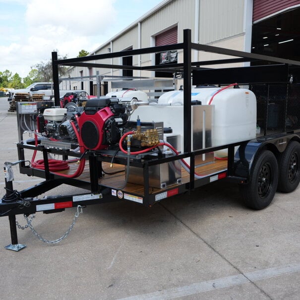 6x12 Pressure Washing & Gas Soft Wash Trailer