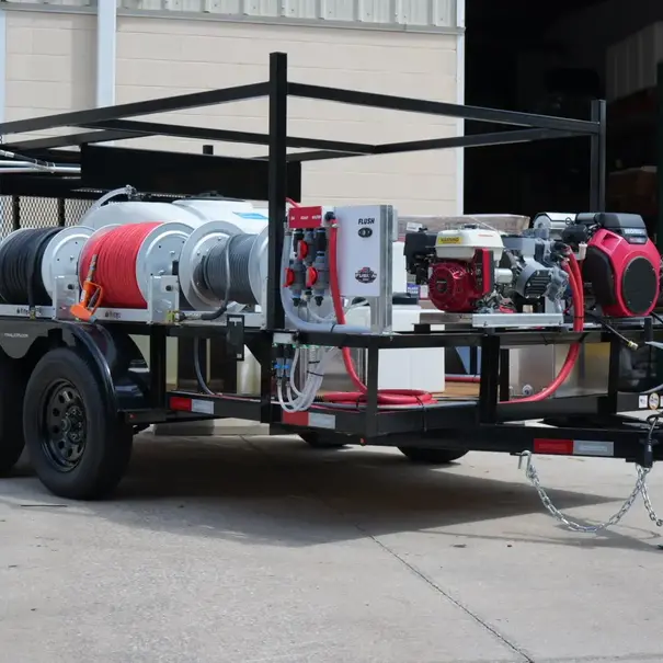 6x12 Pressure Washing & Gas Soft Wash Trailer