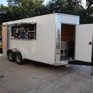 7x16 Enclosed Drone  Trailer
