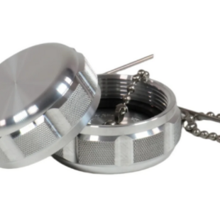 NPSM Loose CNC Machined Aluminum Cap - Non-Vented