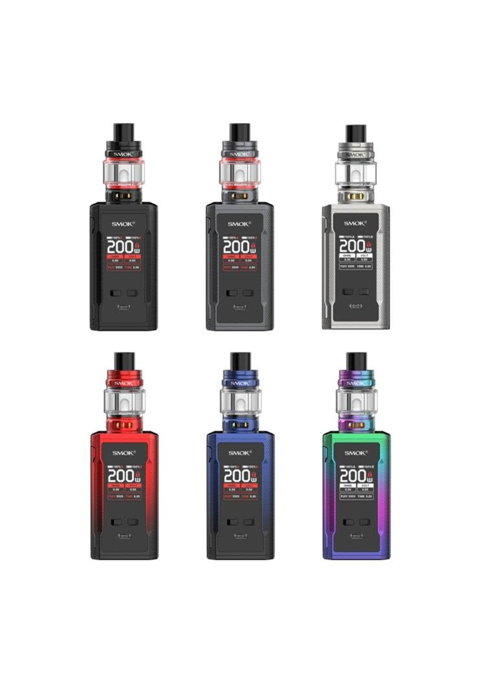 Smok SMOK R-Kiss 2 200W 18650 Starter Kit With 6.5ML TFV18 Mini Tank
