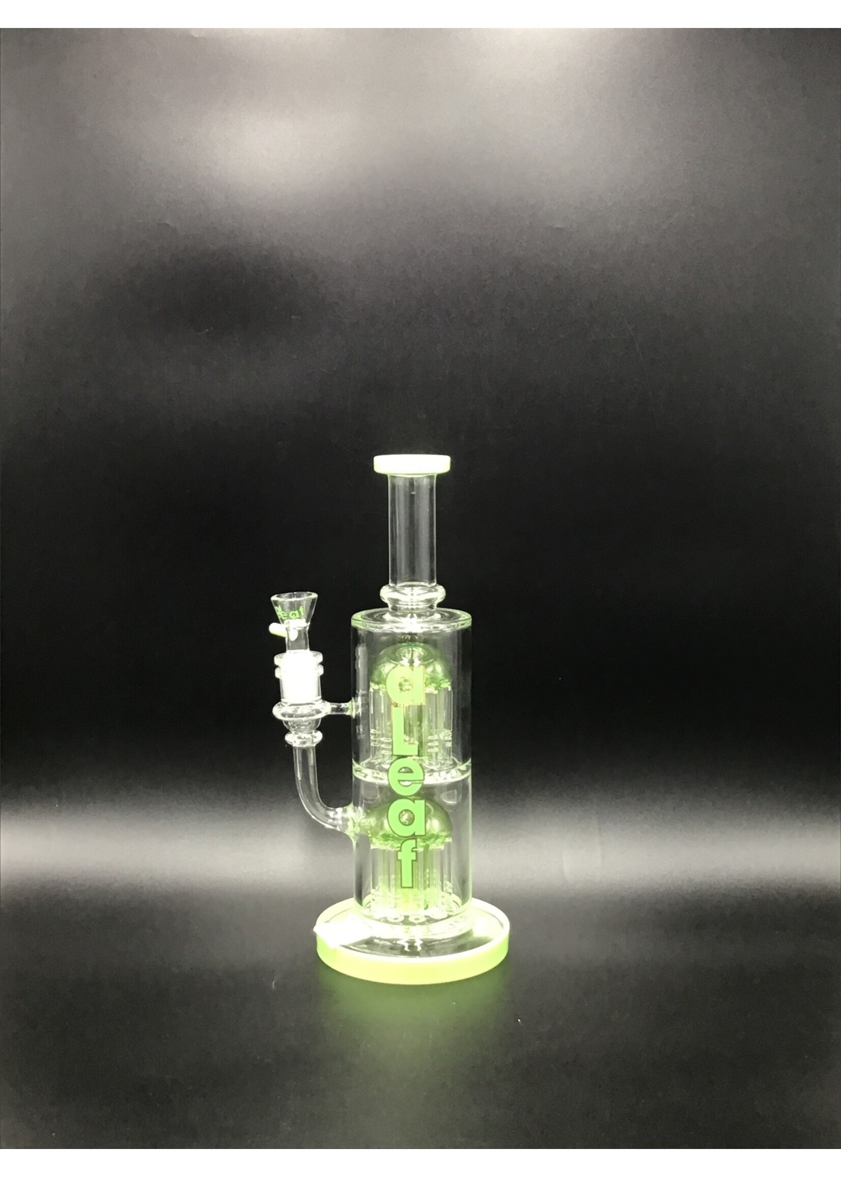 Aleaf Aleaf Waterpipe 12" Inch - Double Tree Perc - Assorted