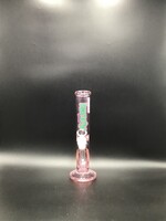 Kandy Glass Kandy Smoke Glass Water Pipe Straight Tube Base Design With Ice Catcher & Diffused Downstem - 372 Grams - 10 Inches