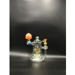 Lookah Lookah - 9" Multi Colored Mushroom BangerH WP 14F - Orange