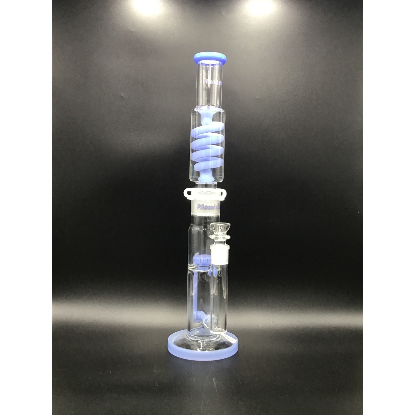 Phoenix 18" Phoenix Freezable Coil Slyme Recycler Water Pipe