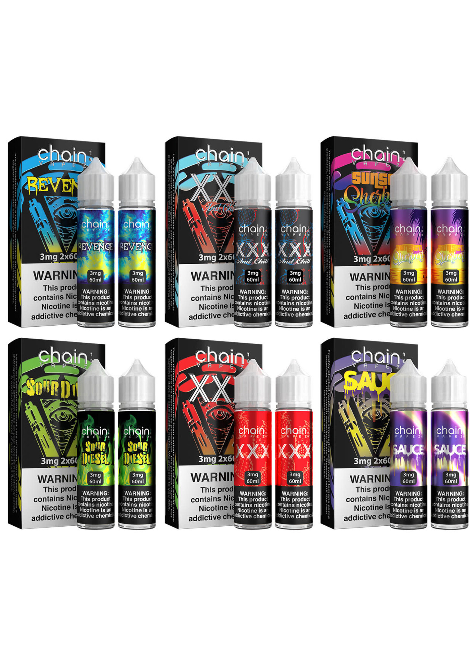 Chain Vapez E-Liquid Chain Vapez E-Liquid 120ml