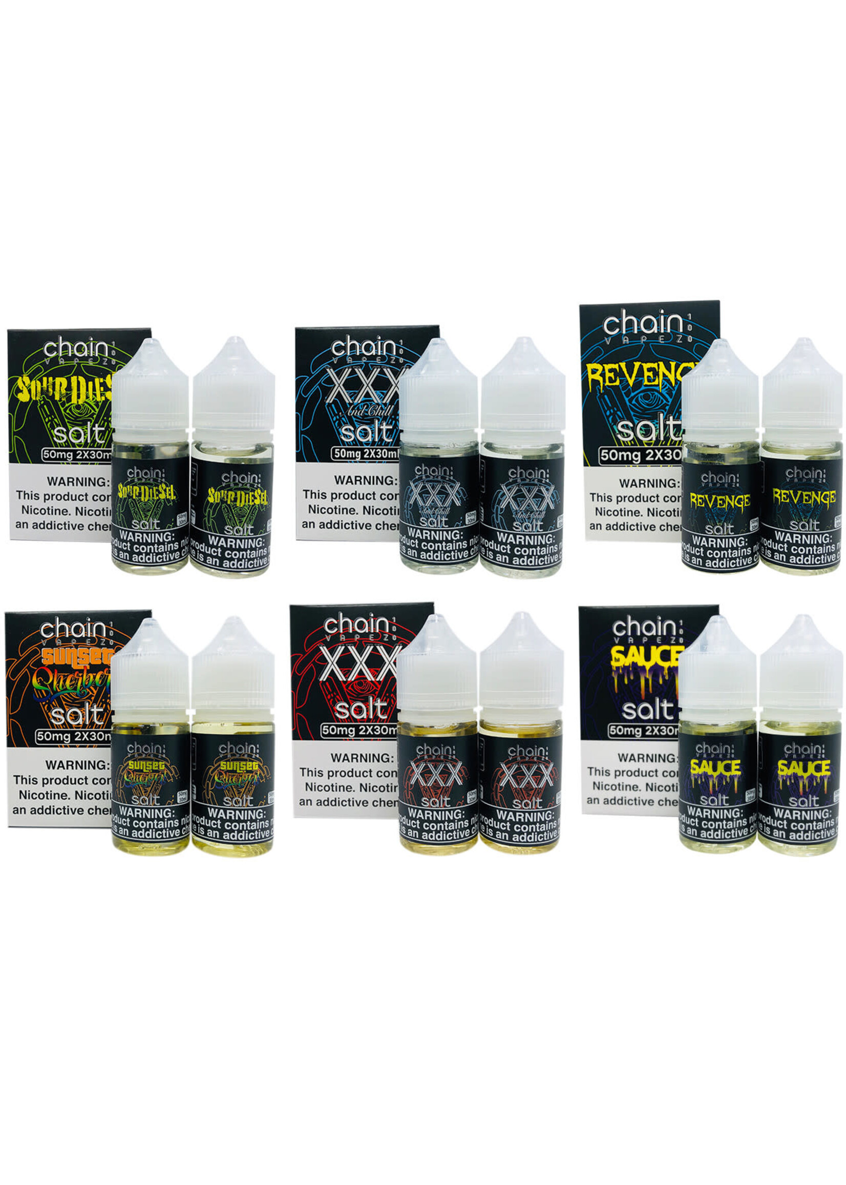 Chain Vapez E-Liquid Chain Vapez Nicotine Salts 30ML