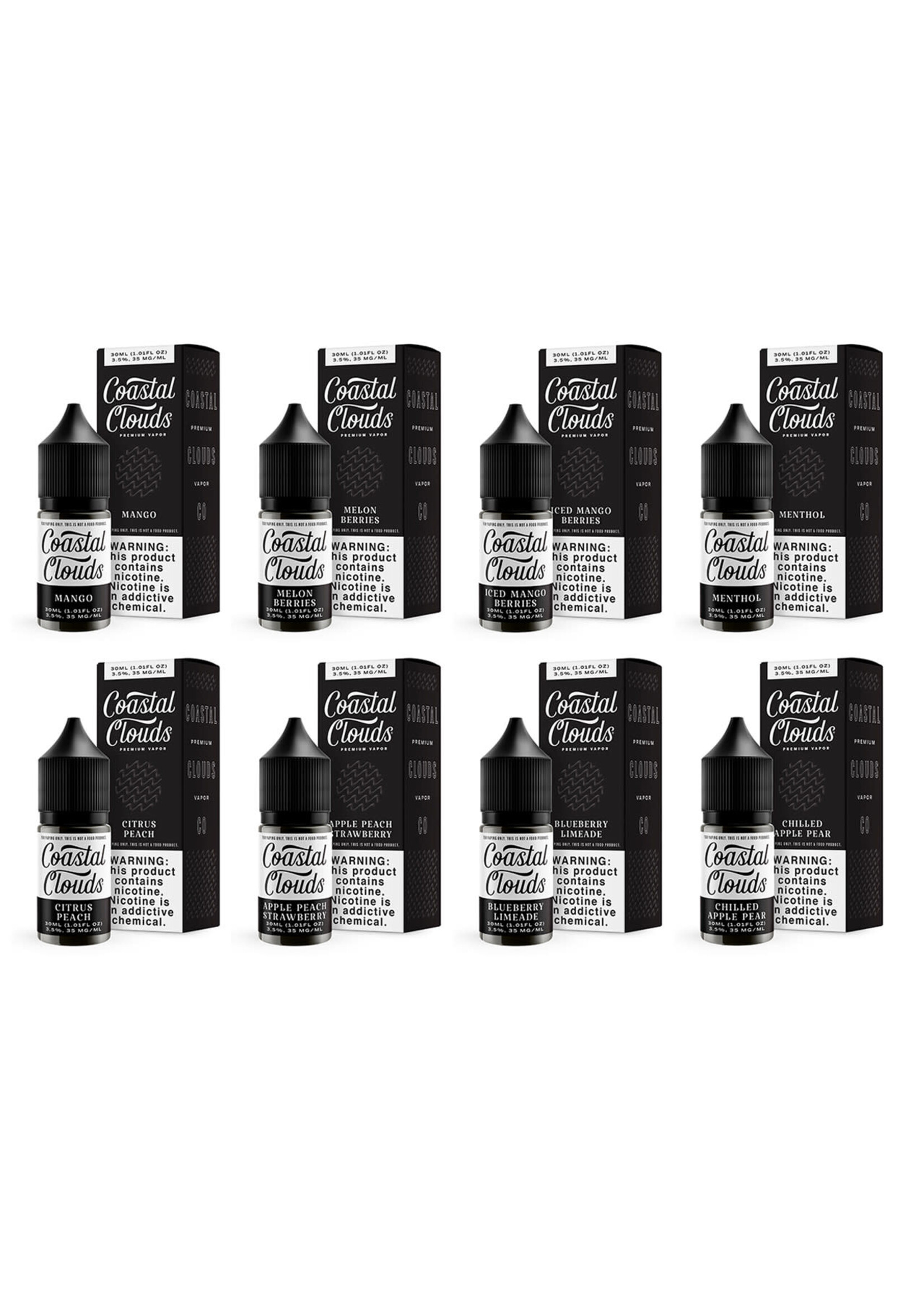 Coastal Clouds E-Liquid Coastal Clouds Nicotine Salt E-Liquid 30ml