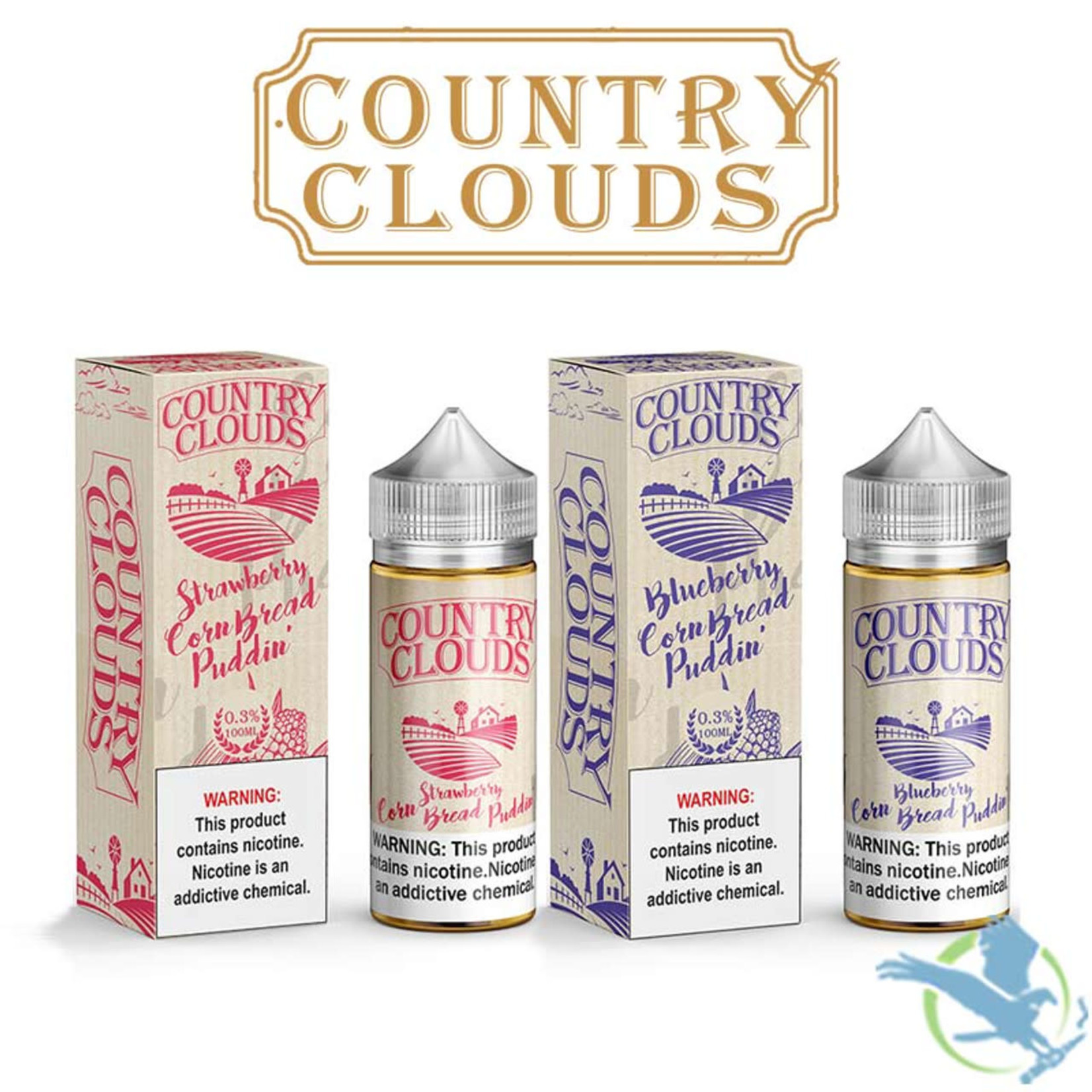 Country Clouds E-Liquid Country Clouds Premium E-Liquid 100ML