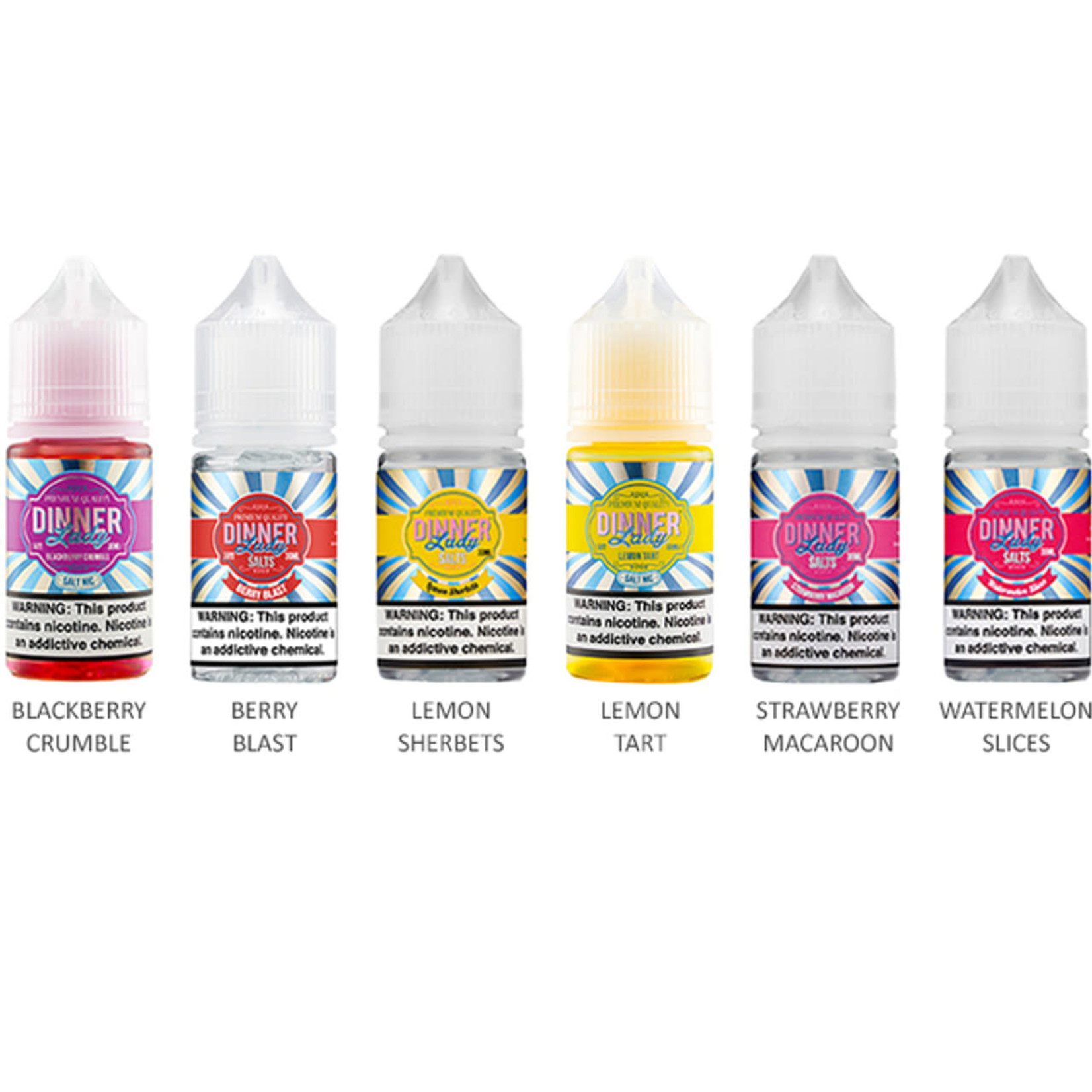 Dinner Lady E-Liquid Dinner Lady Synthetic Nicotine Salt E-Liquid 30ML