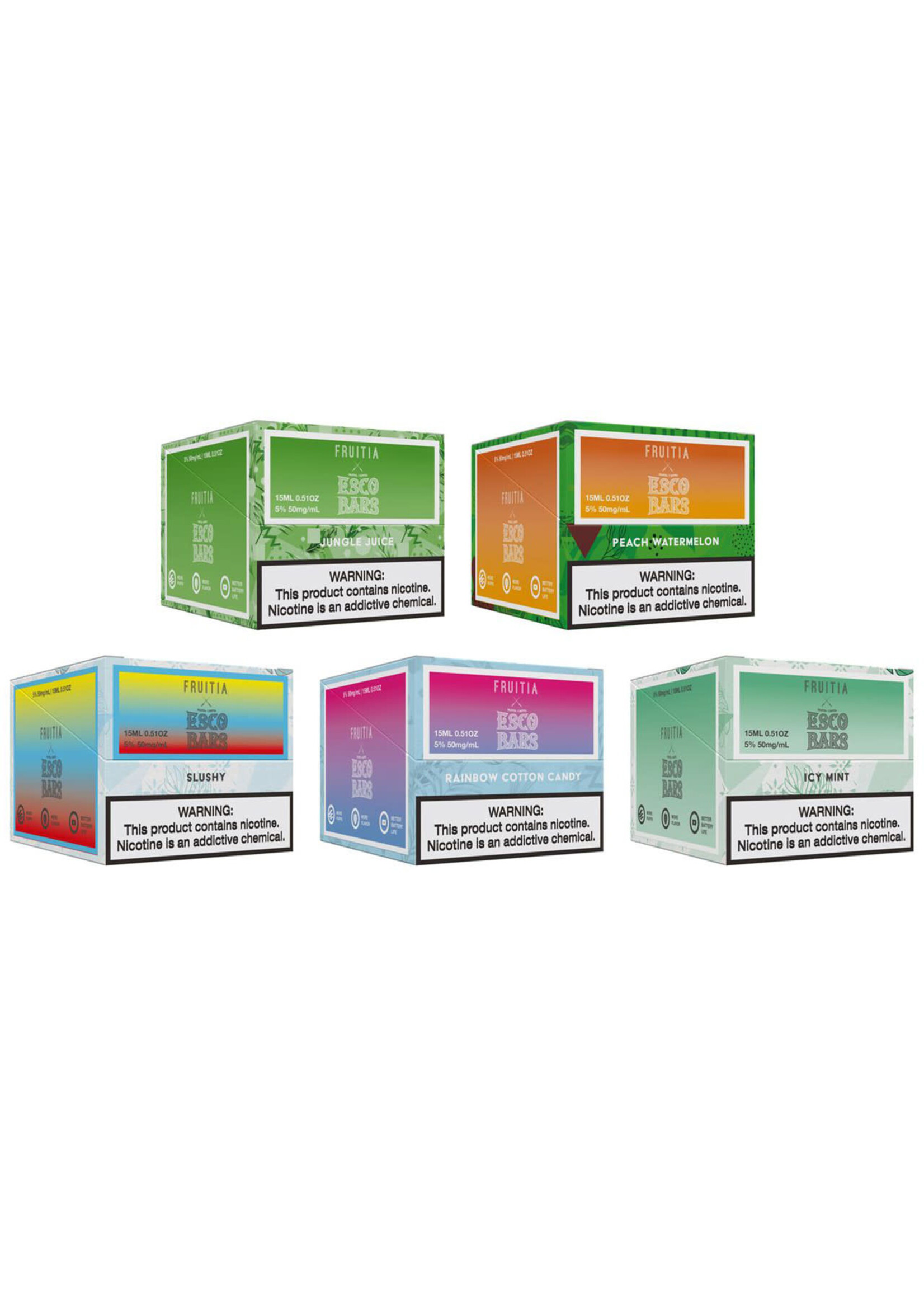 Esco Bars Esco Bars Fruitia Mesh 5% Disposable (150ml) 6000 Puff