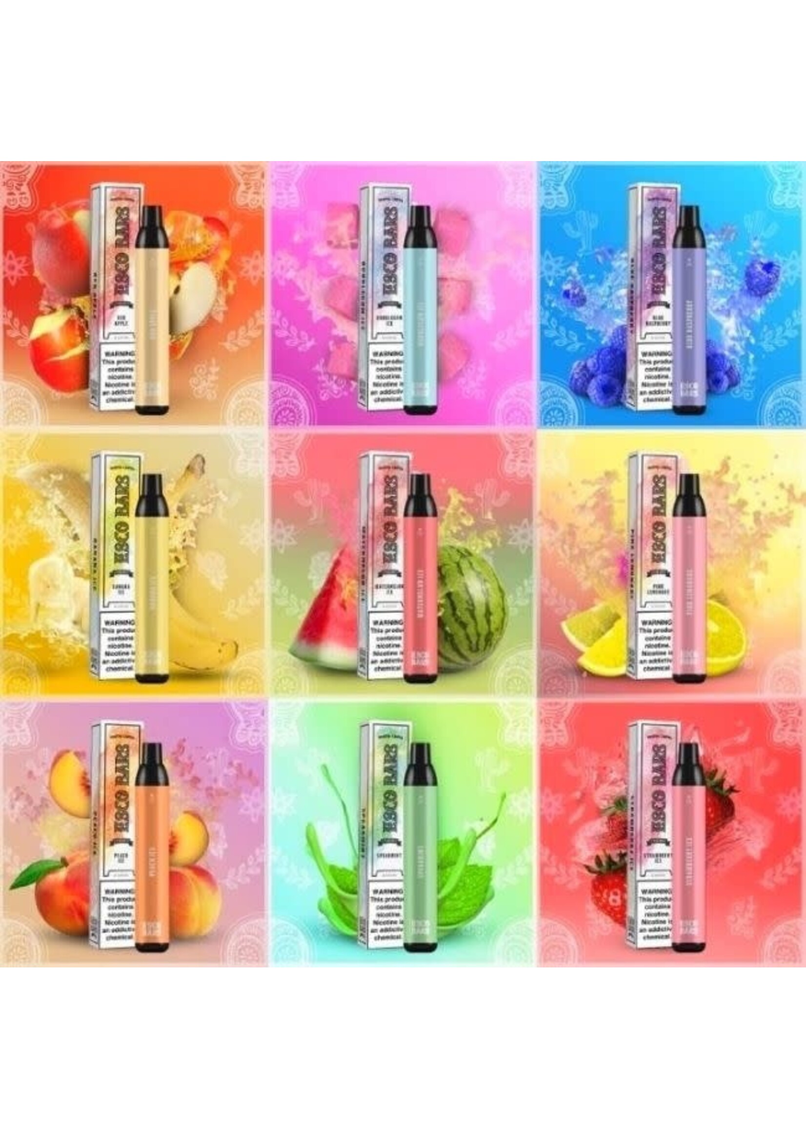 Esco Bars Esco Bars Mesh 6ML 2500 Puffs Prefilled Nicotine Salt Disposable Device