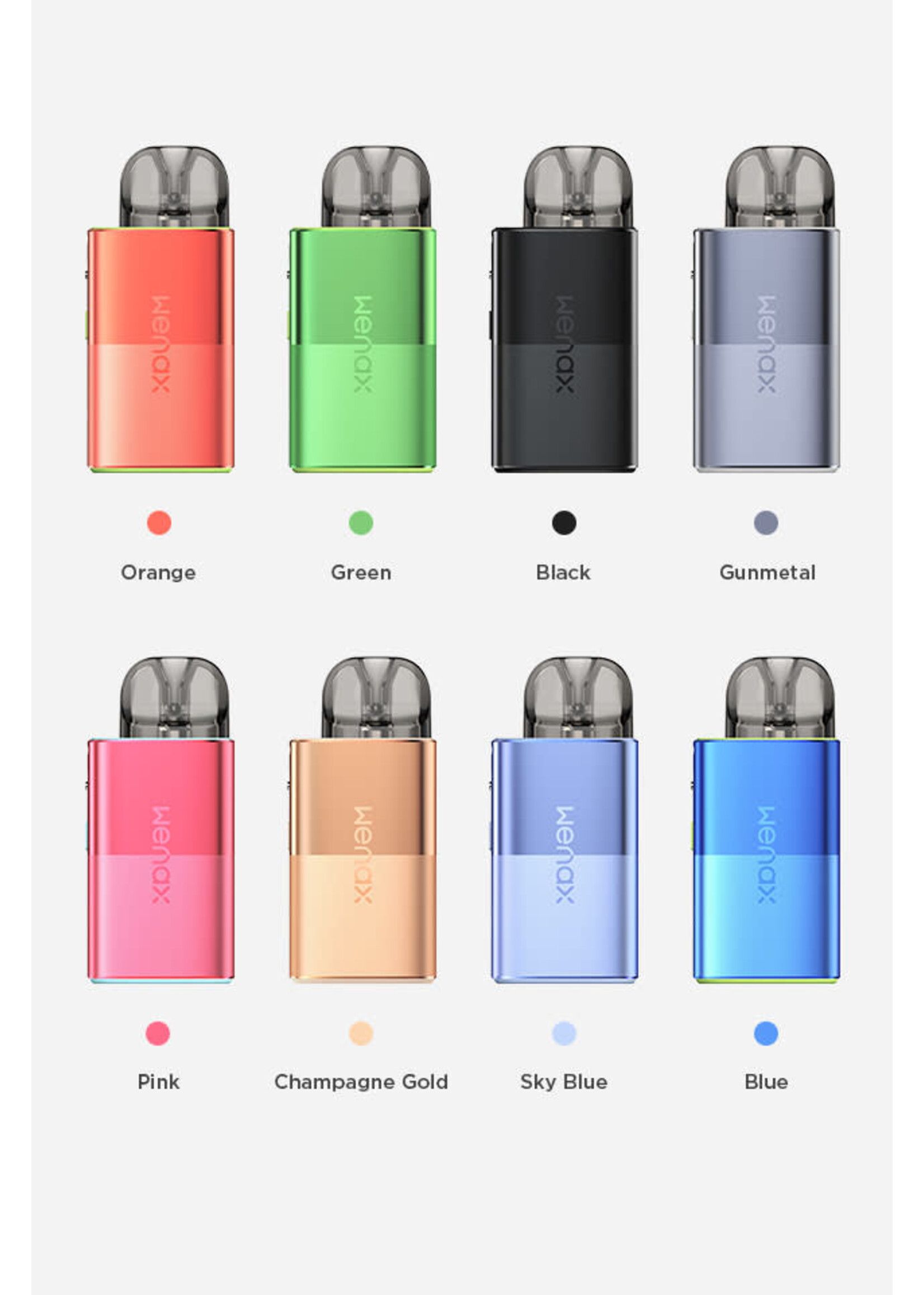 GeekVape GeekVape Wenax U 100mAh Pod System Starter Kit With Refillable 2ML Cartridge U Pod