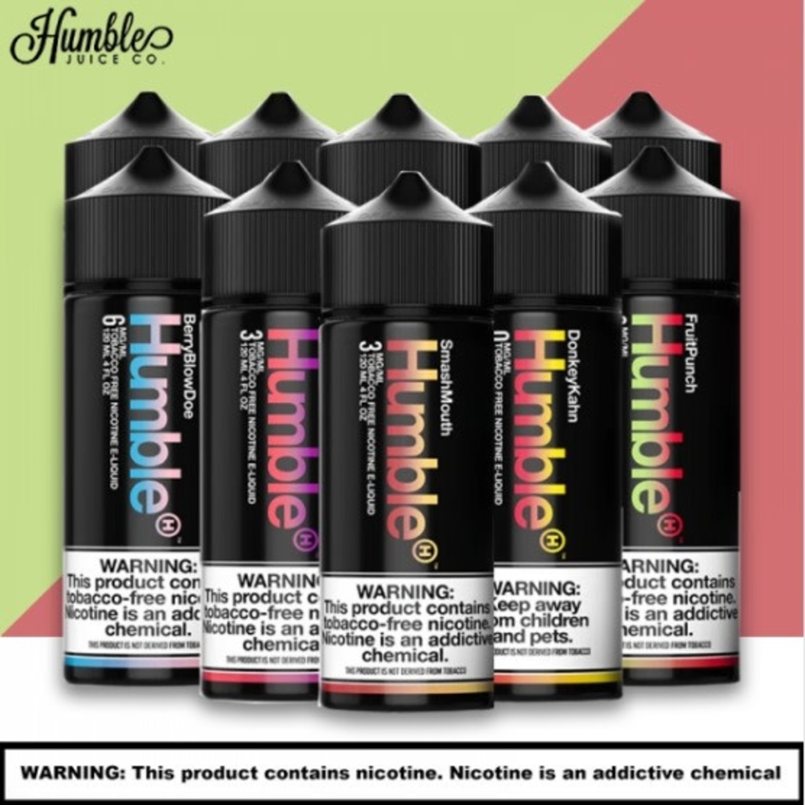 Humble Humble Juice Co. Tobacco Free Nicotine E-Liquid 120ML