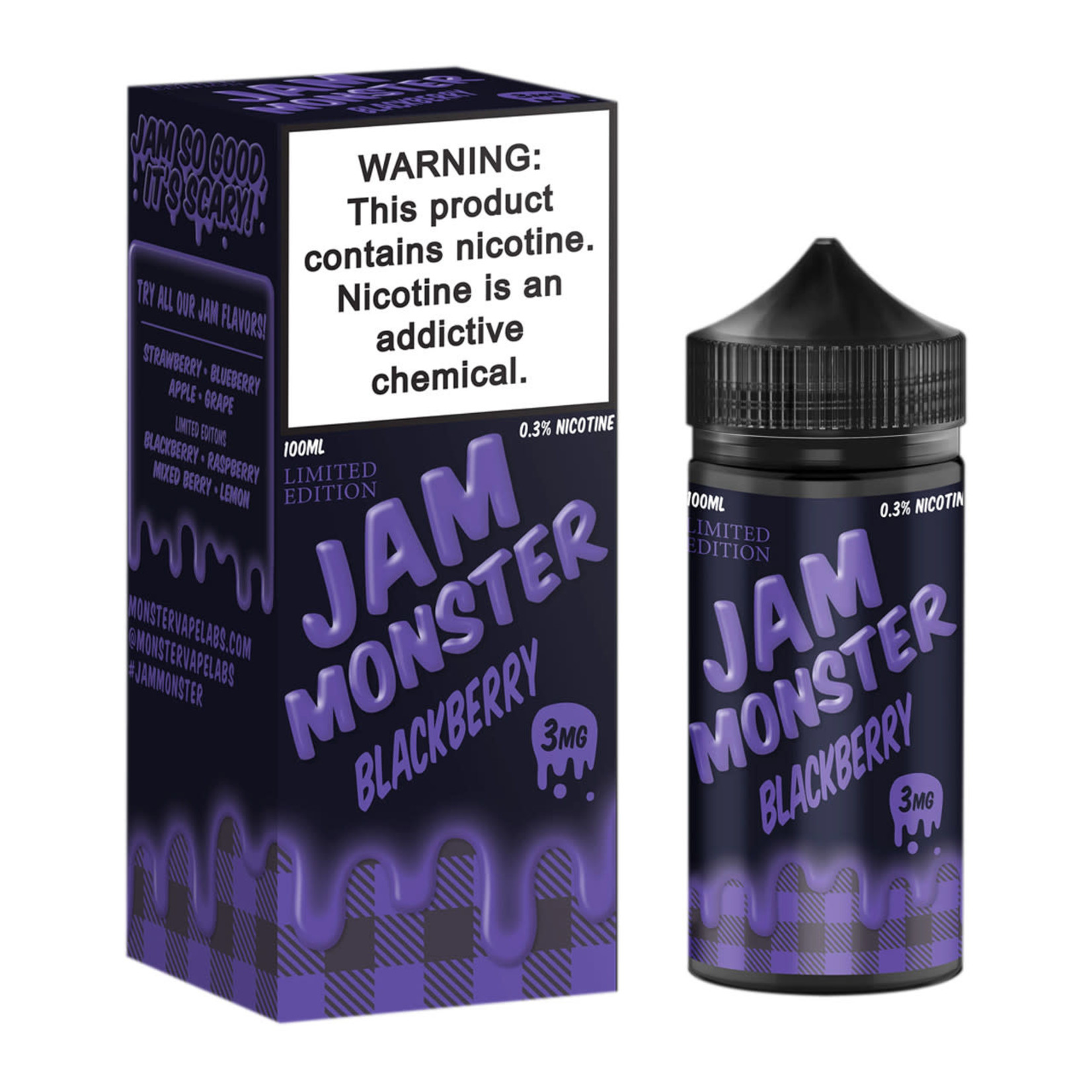 Jam Monster Jam Monster Tobacco-Free Nicotine E-Liquid 100ML