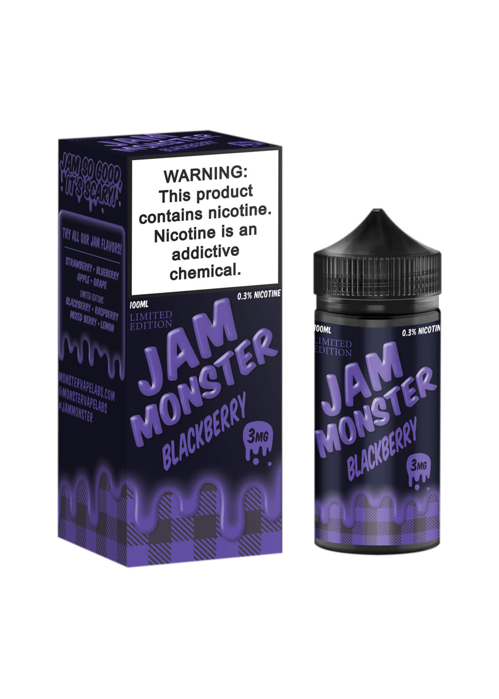 Jam Monster Jam Monster Tobacco-Free Nicotine E-Liquid 100ML