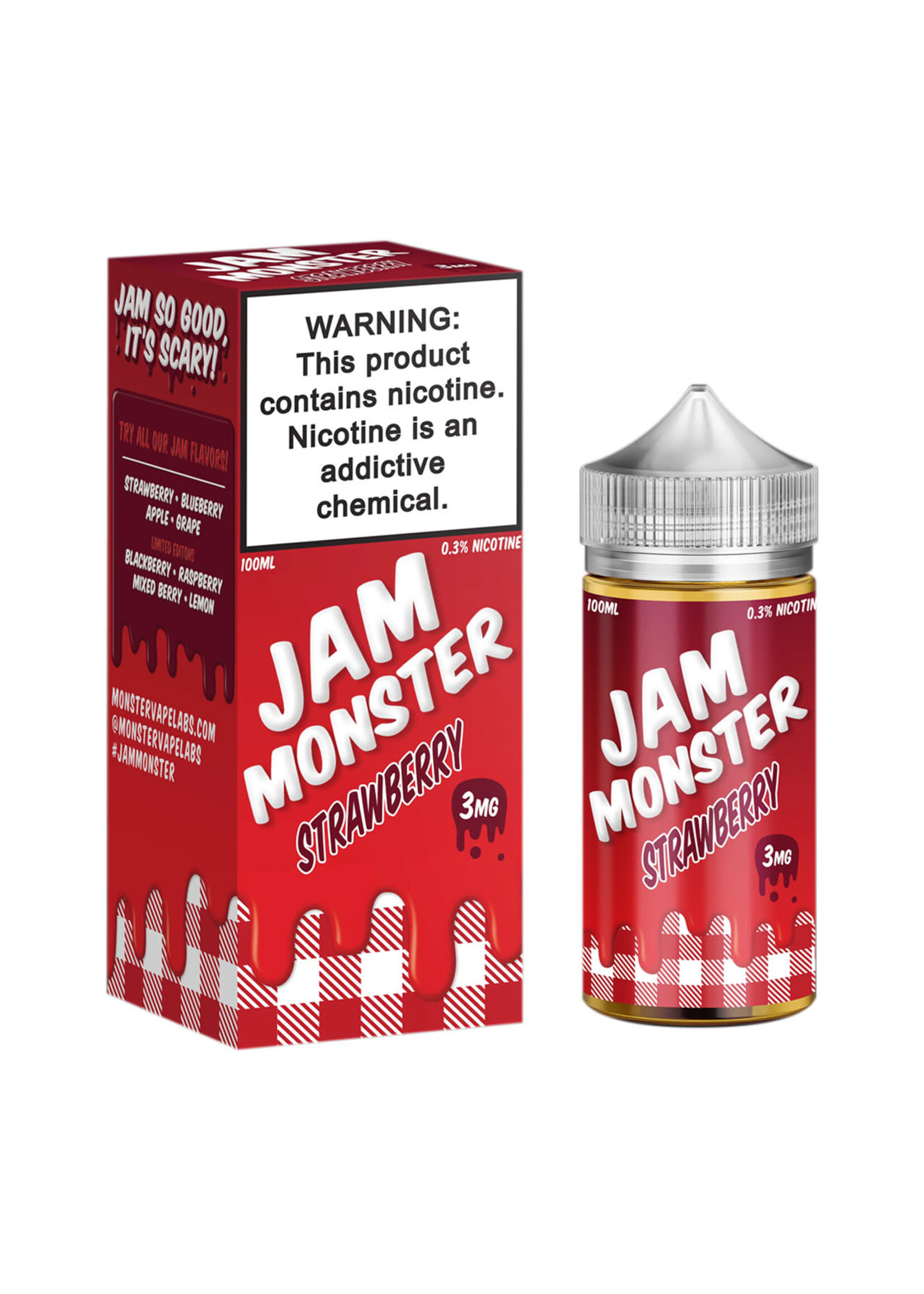 Jam Monster Jam Monster Tobacco-Free Nicotine E-Liquid 100ML