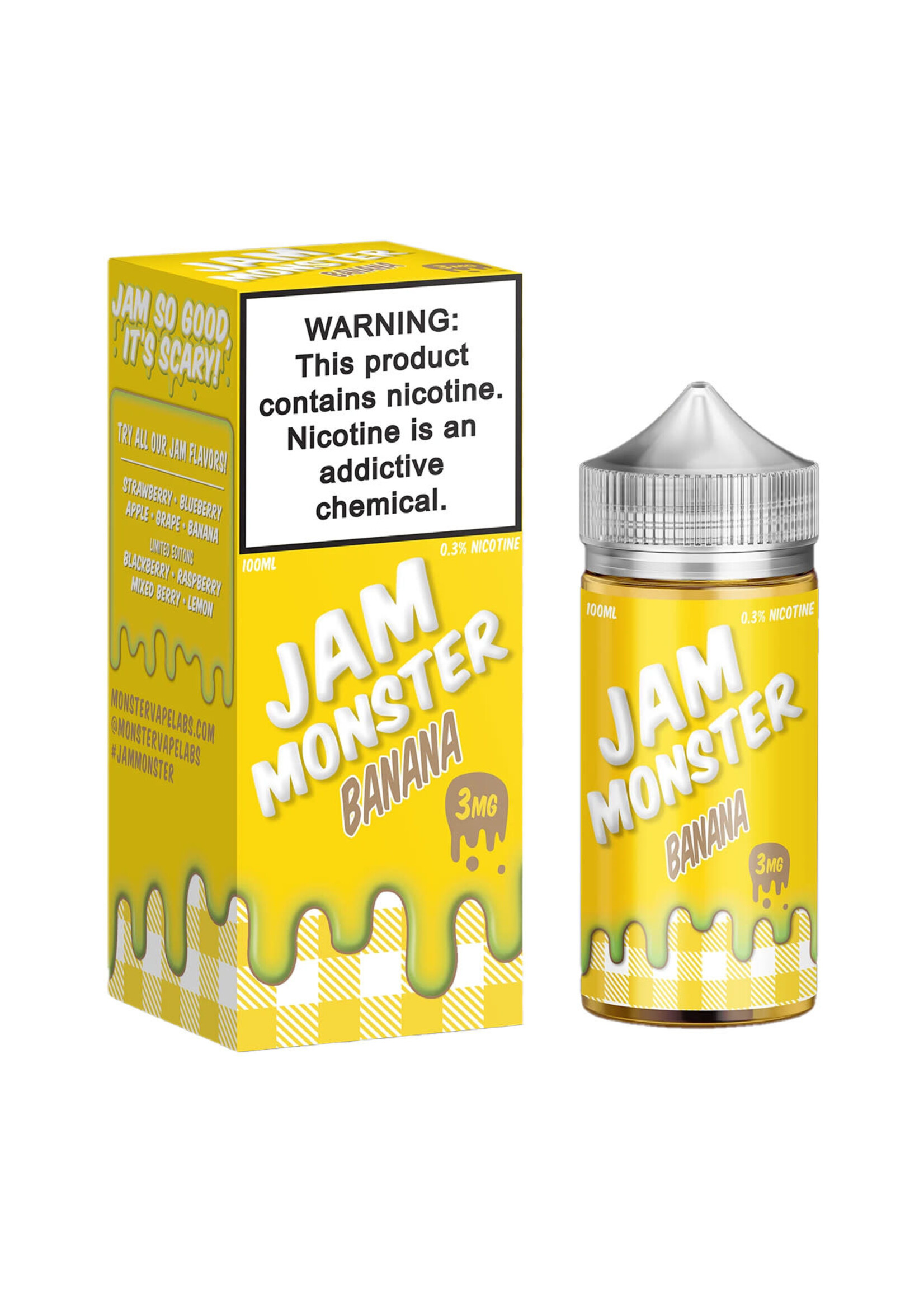 Jam Monster Jam Monster Tobacco-Free Nicotine E-Liquid 100ML