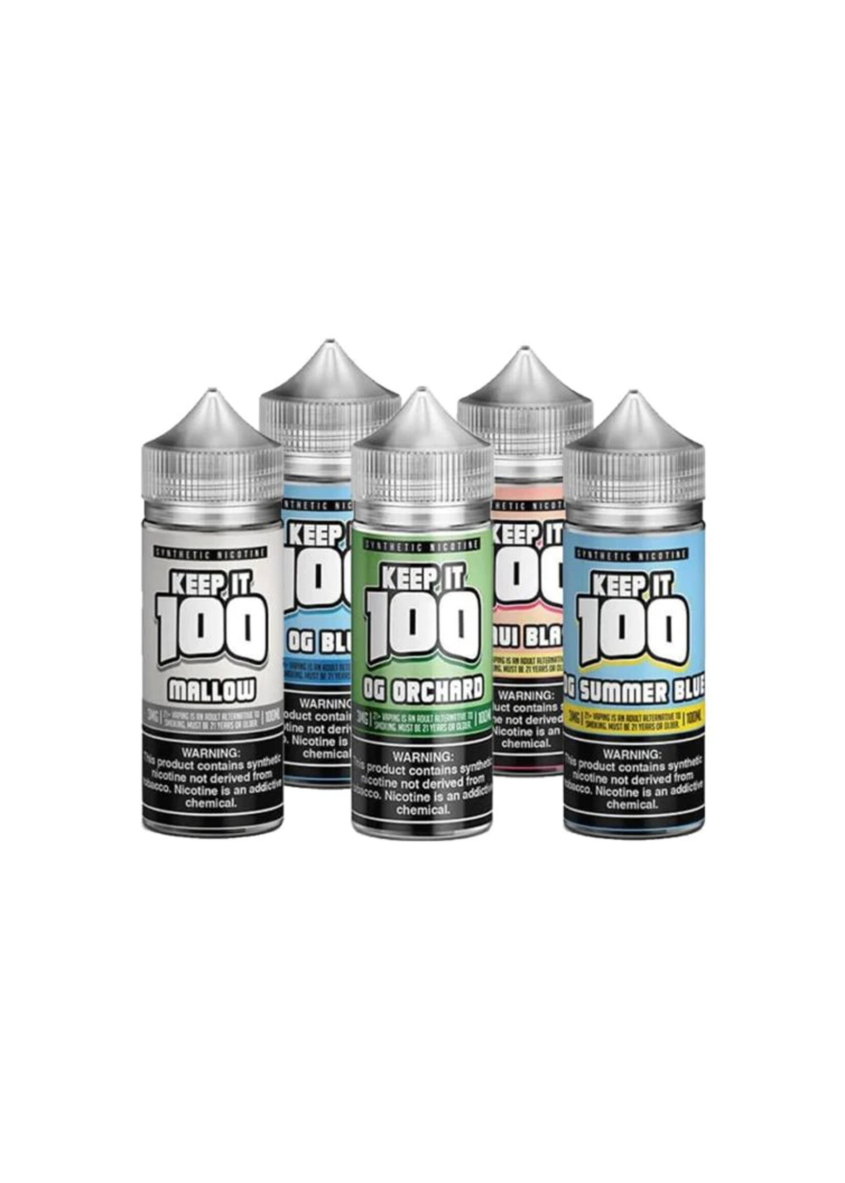 Keep It 100 Keep It 100 Synthetic Nicotine E-Liquid 100ML