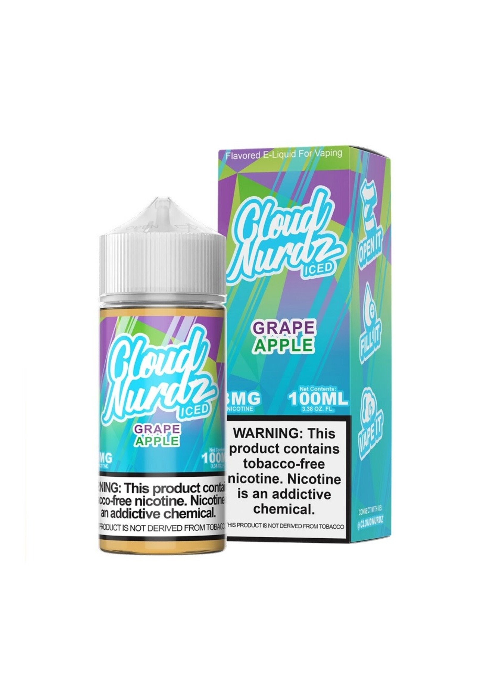 Cloud Nurdz E-Liquid Cloud Nurdz E-Liquid 100ml