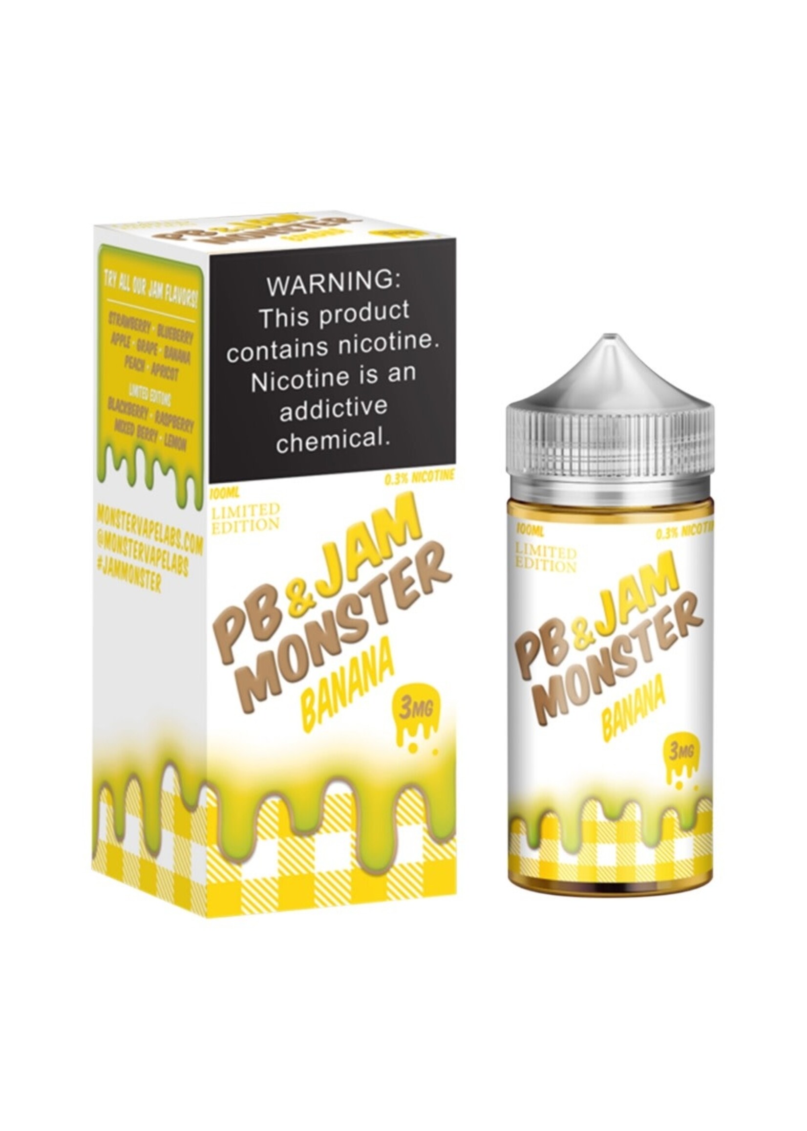 Jam Monster Jam Monster Tobacco-Free Nicotine E-Liquid 100ML