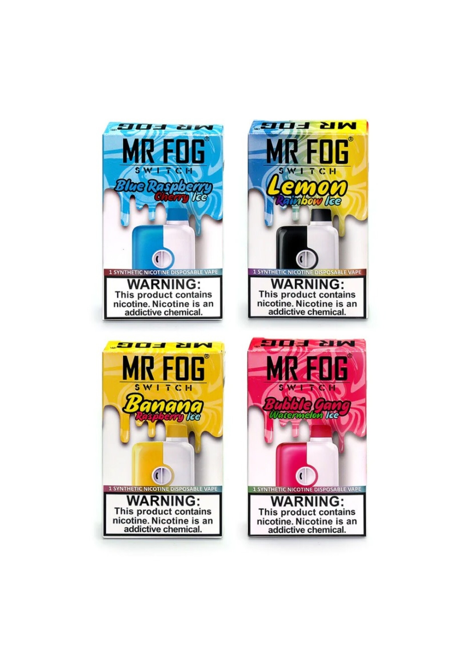 Mr Fog Mr Fog SWITCH 15ML 5500 Puffs 650mAh Rechargeable Disposable