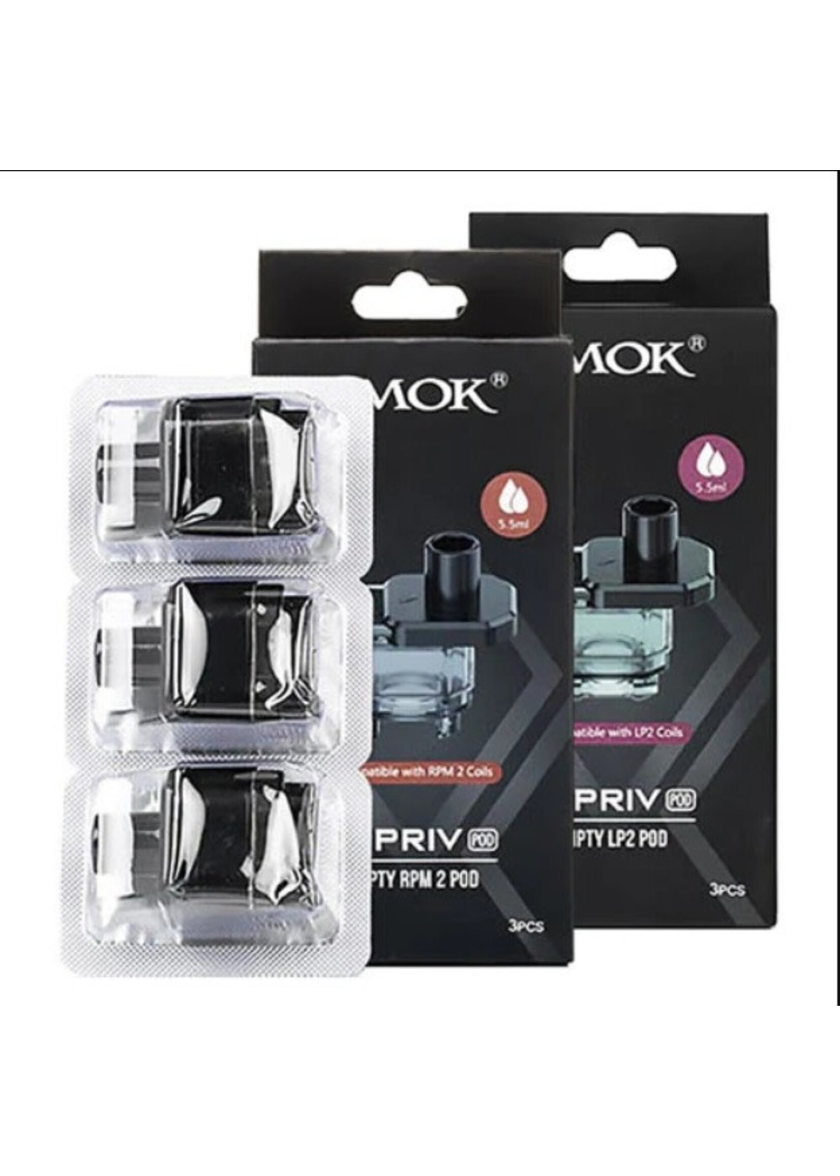 Smok SMOK G-PRIV POD Empty Replacement Pod Cartridge - 3PK