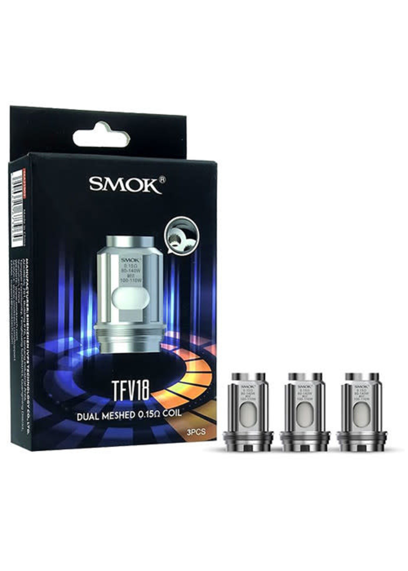 Smok SMOK TFV18 Replacement Coils - Pack of 3