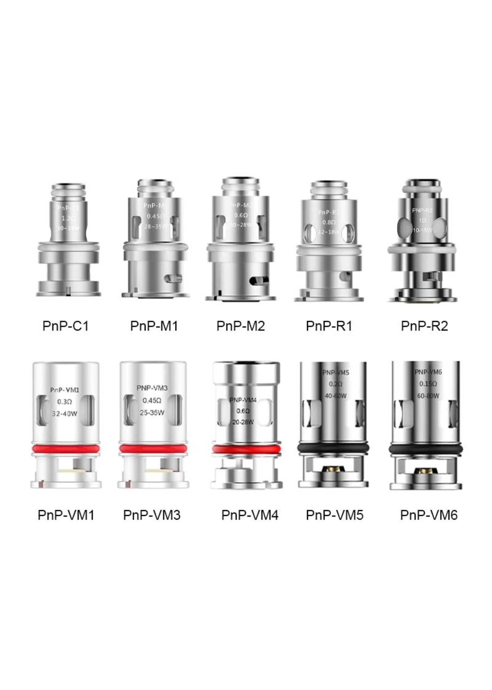 VooPoo VooPoo PnP Replacement Coils - Pack of 5