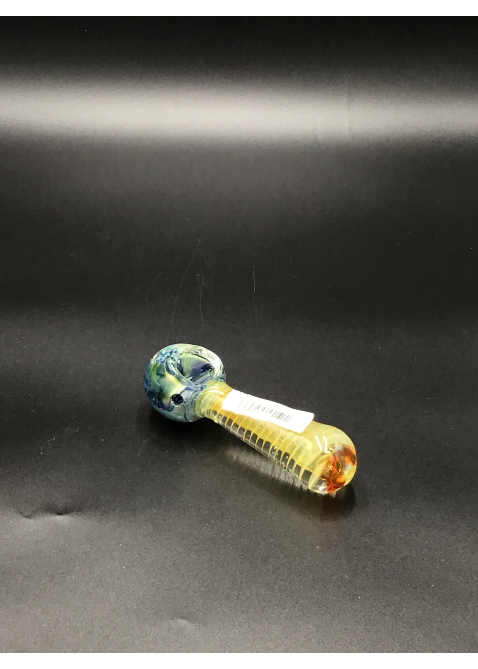 5" Heavy Gold Fumed Swirl & Frit Head Bowl