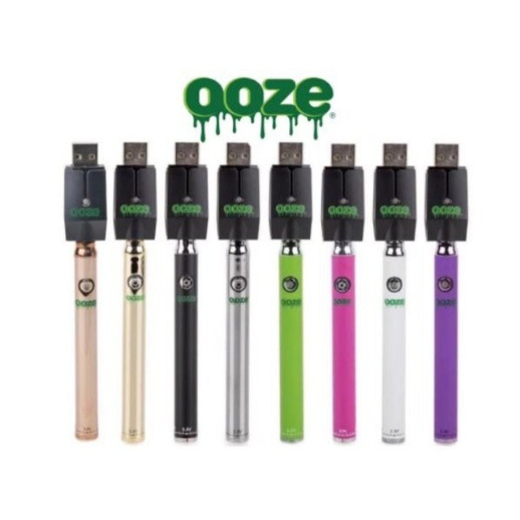 Ooze Ooze Slim Twist 510 Thread 320 mAh CBD Vape Pen Battery + USB Charger