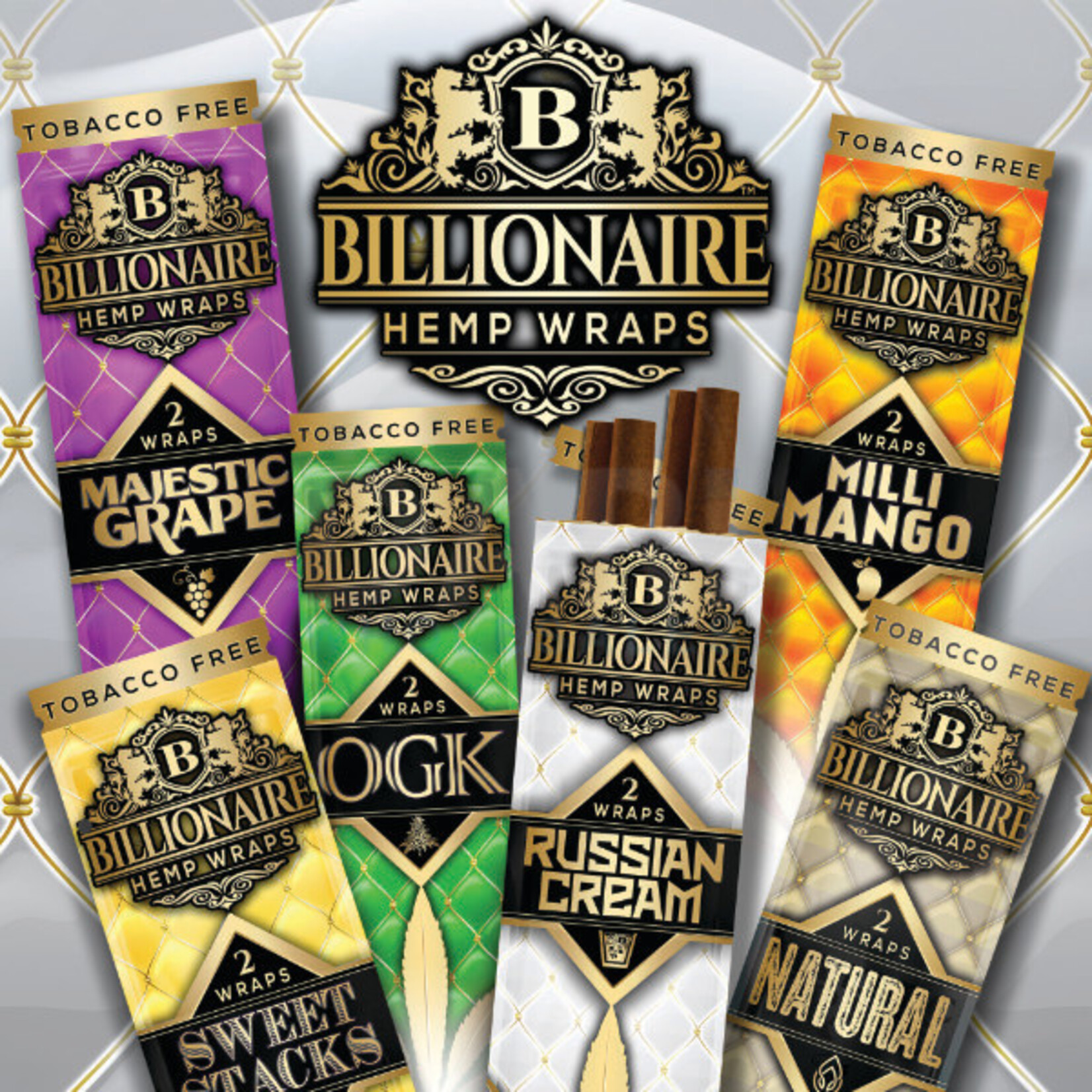 Billionare Hemp Wraps Billionaire Hemp Wraps - Various Flavors