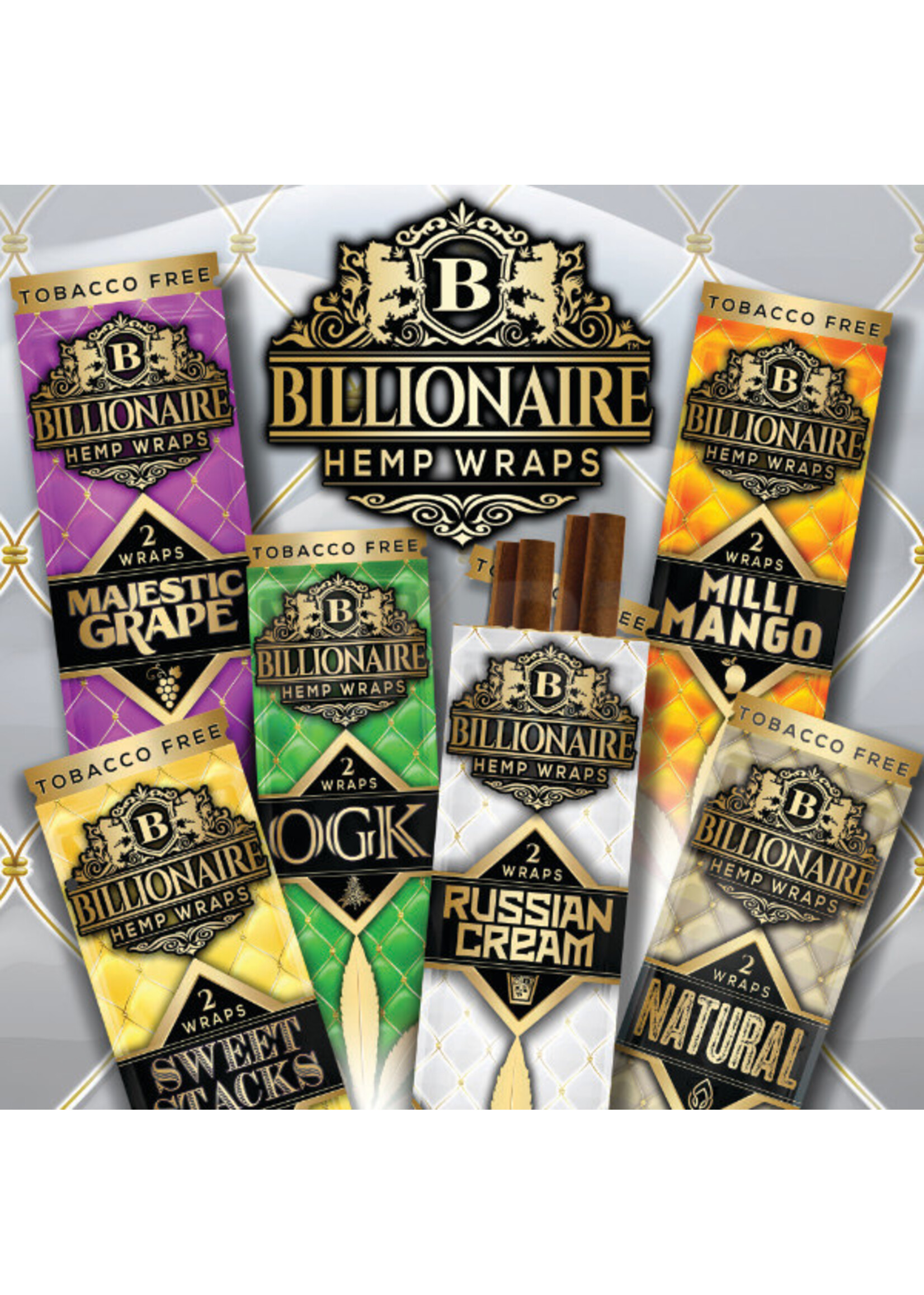Billionare Hemp Wraps Billionaire Hemp Wraps - Various Flavors