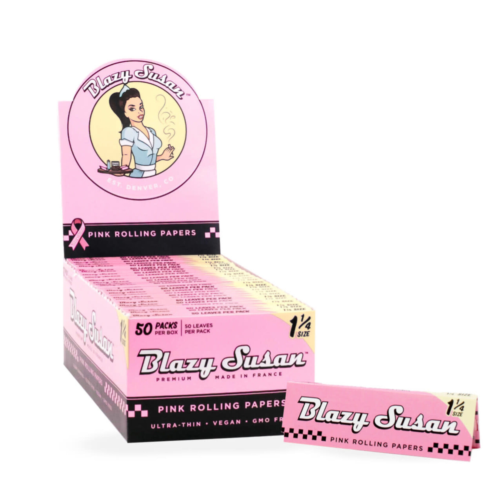 Blazy Susan Blazy Susan® - Pink 1¼ Rolling Papers
