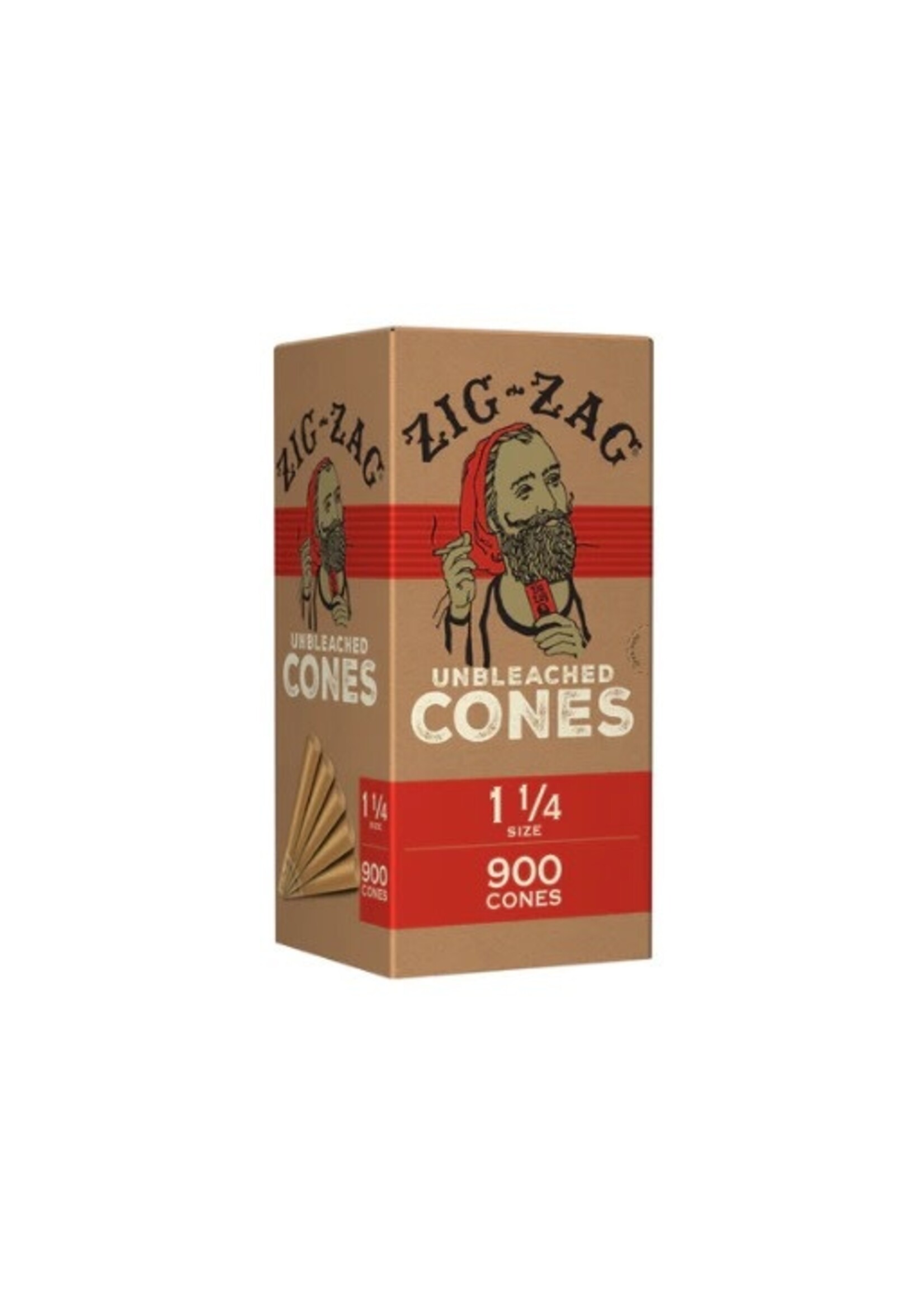 Zig-Zag Bulk Zig Zag Unbleached Cones - 75ct.
