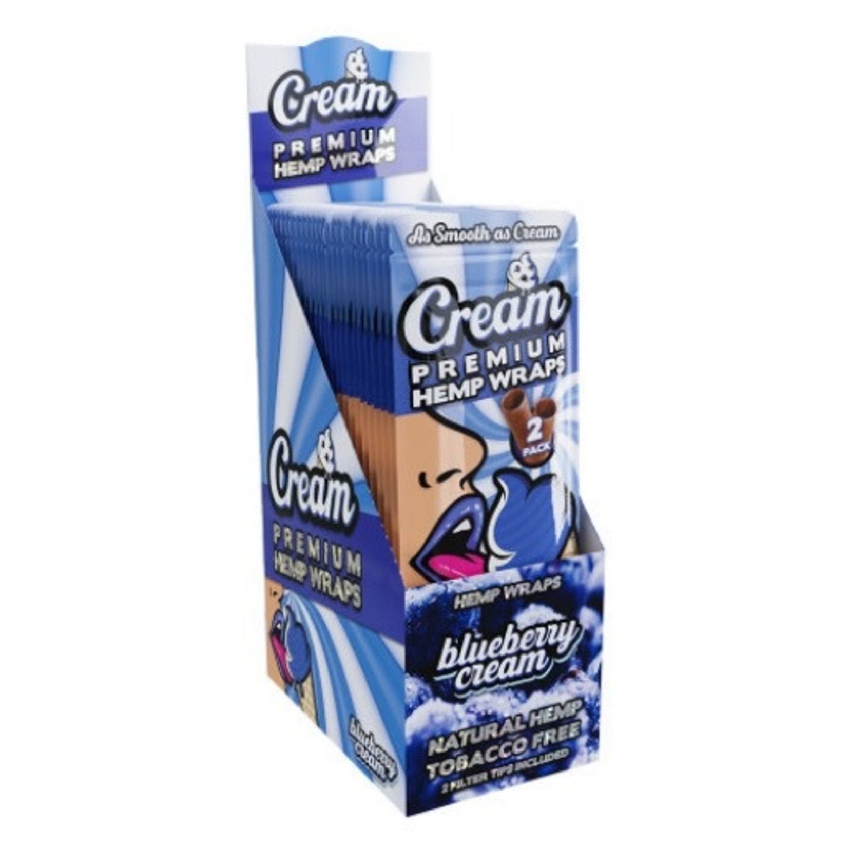 Cream Hemp Wraps Cream Premium Hemp Terpene Infused Wraps