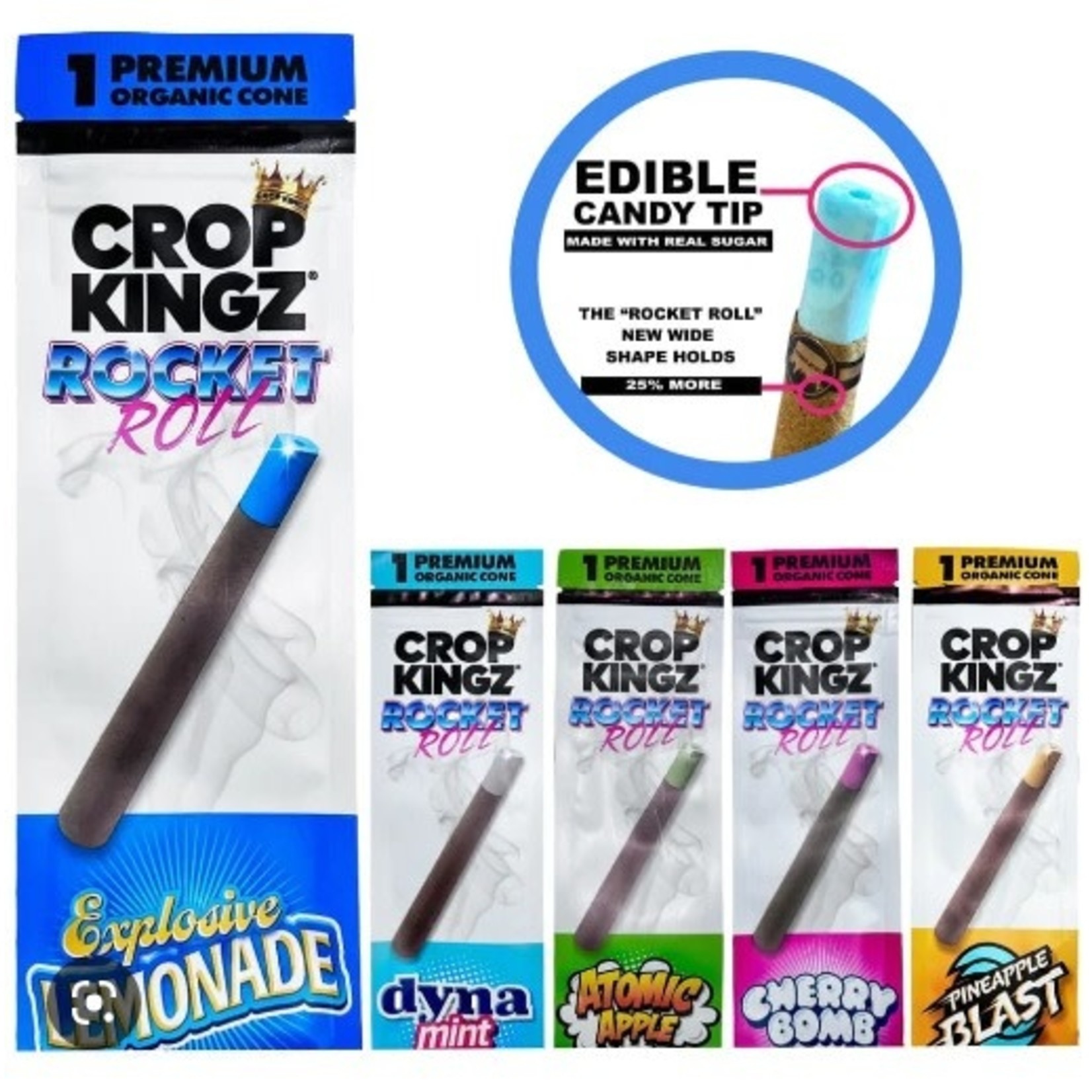 Crop Kingz Crop Kingz Rocket Roll Hemp Wrap w/ Edible Tips