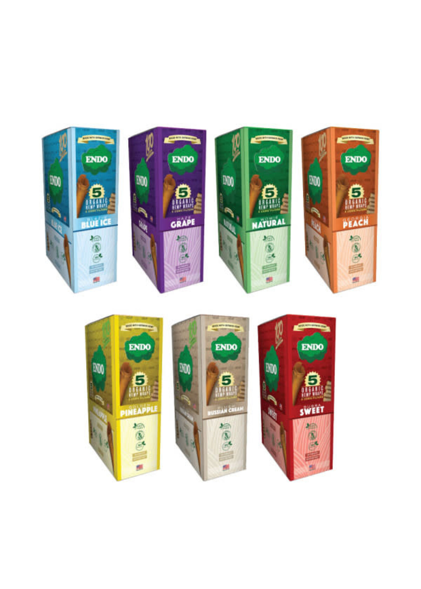 Endo Pouch Endo Hemp Wraps 5pk Pouch