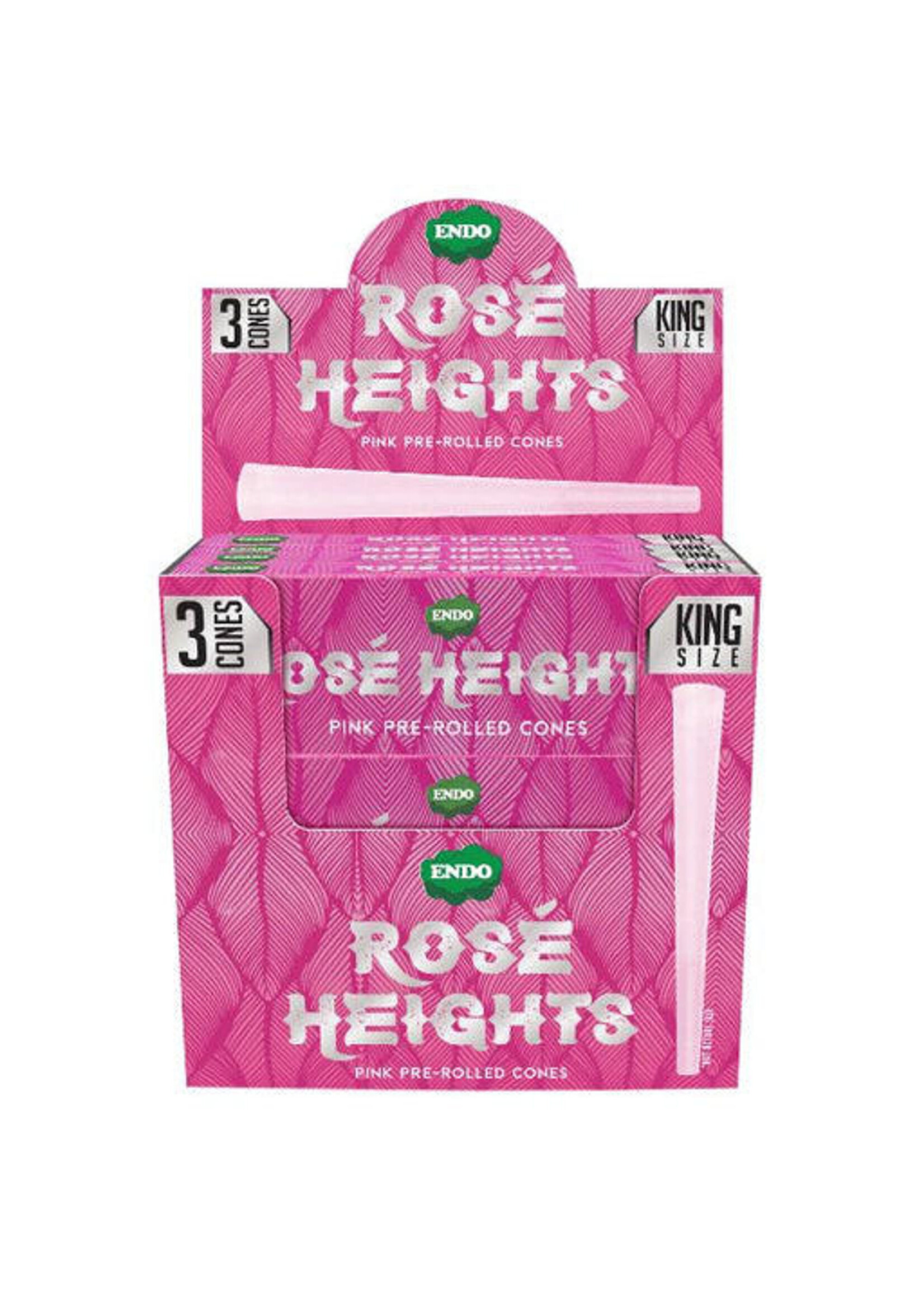 Endo Rose Endo Rose Heights  Pink Pre-Rolled Cone Rolling Paper