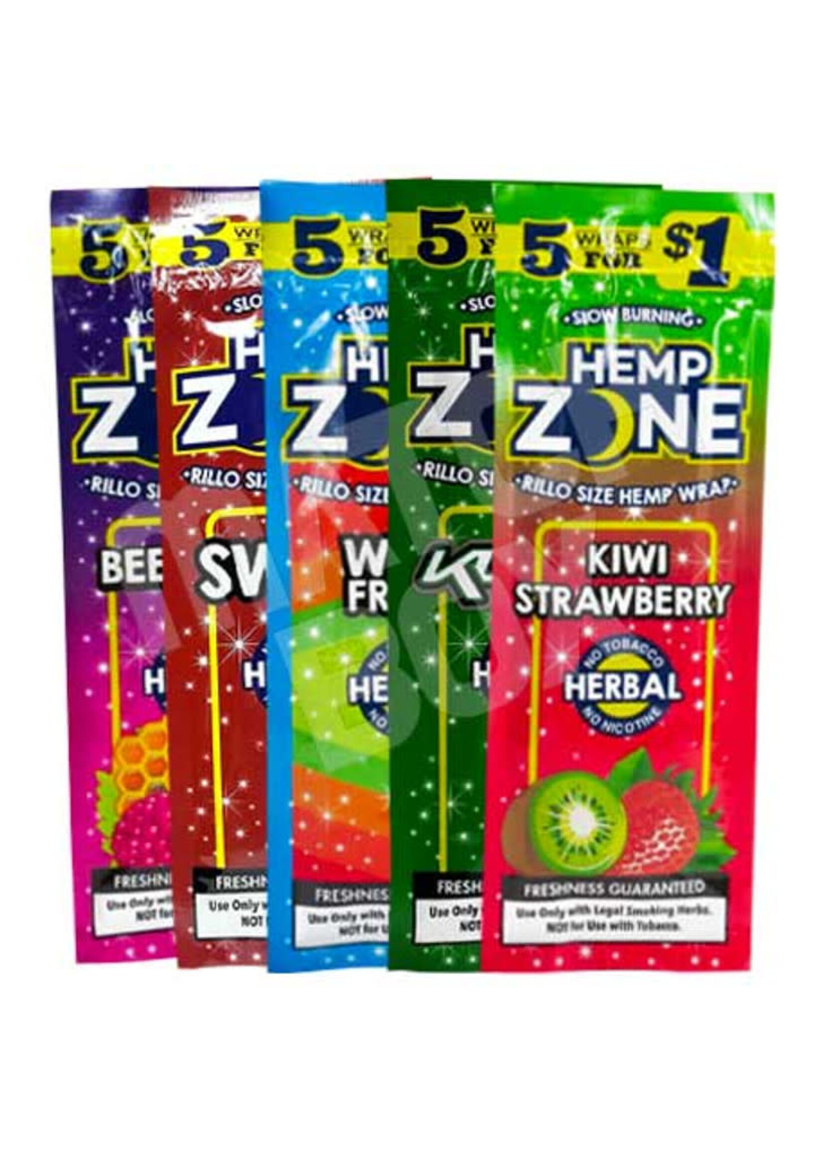 Hemp Zone Hemp Zone Wraps 5pk