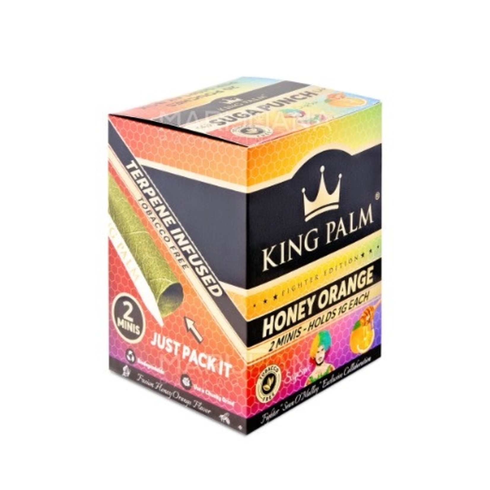 King Palm King Palm 2pk Mini Size Flavored Wraps