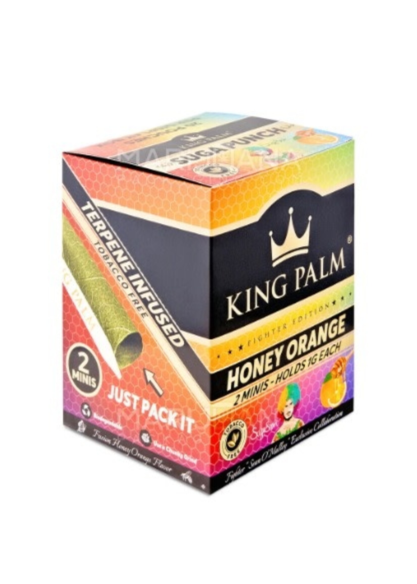 King Palm King Palm 2pk Mini Size Flavored Wraps