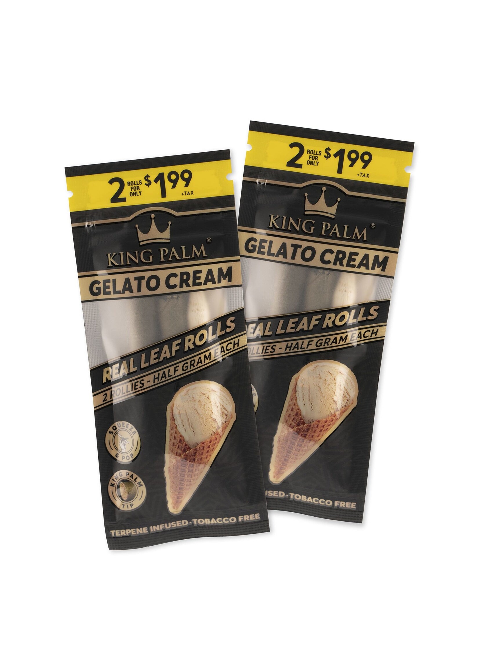 King Palm King Palm Flavored Rollie Size Rolls 2pk Pouch
